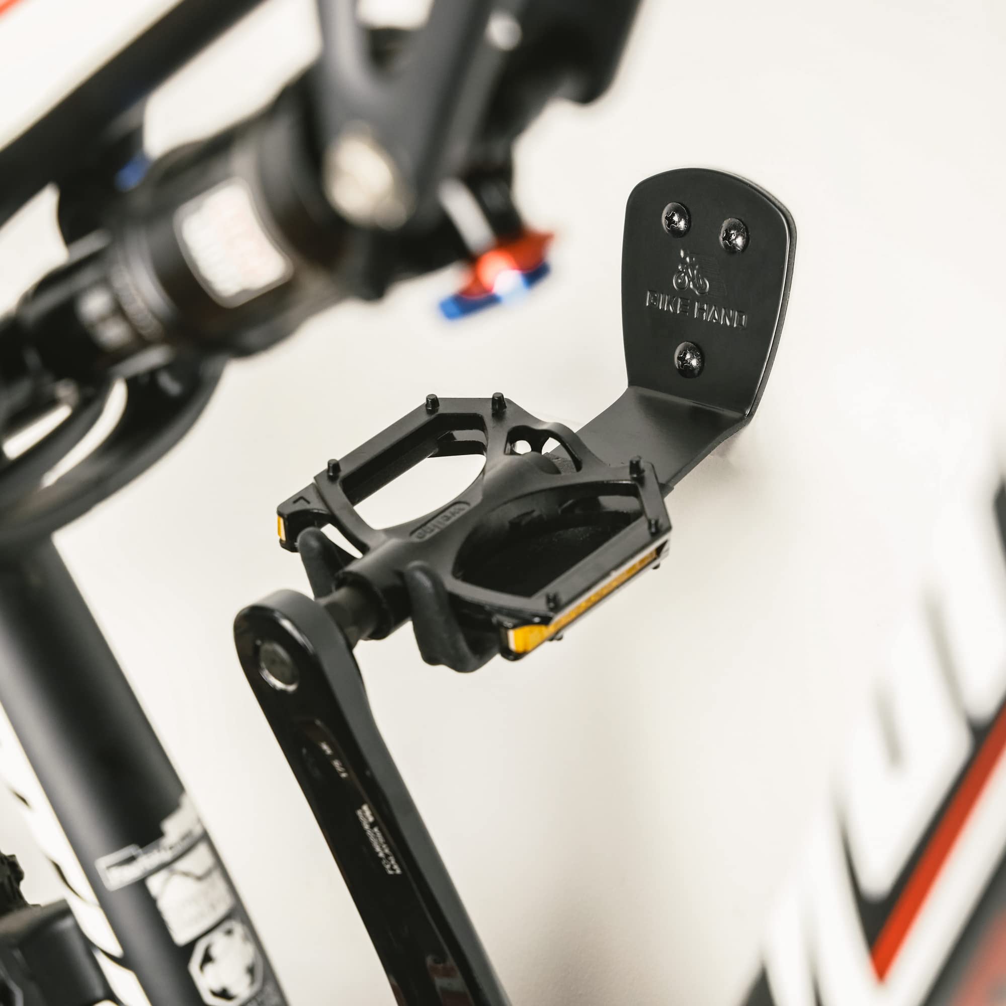 BikeHand Bike Bicycle Cycling Pedal Wall Mount Hangers - Heavy Duty Indoor Storage Stand Hook Rack - Store Your Road, Mountain or Hybrid Bikes in Garage or Home - 2 Pack - Image 7