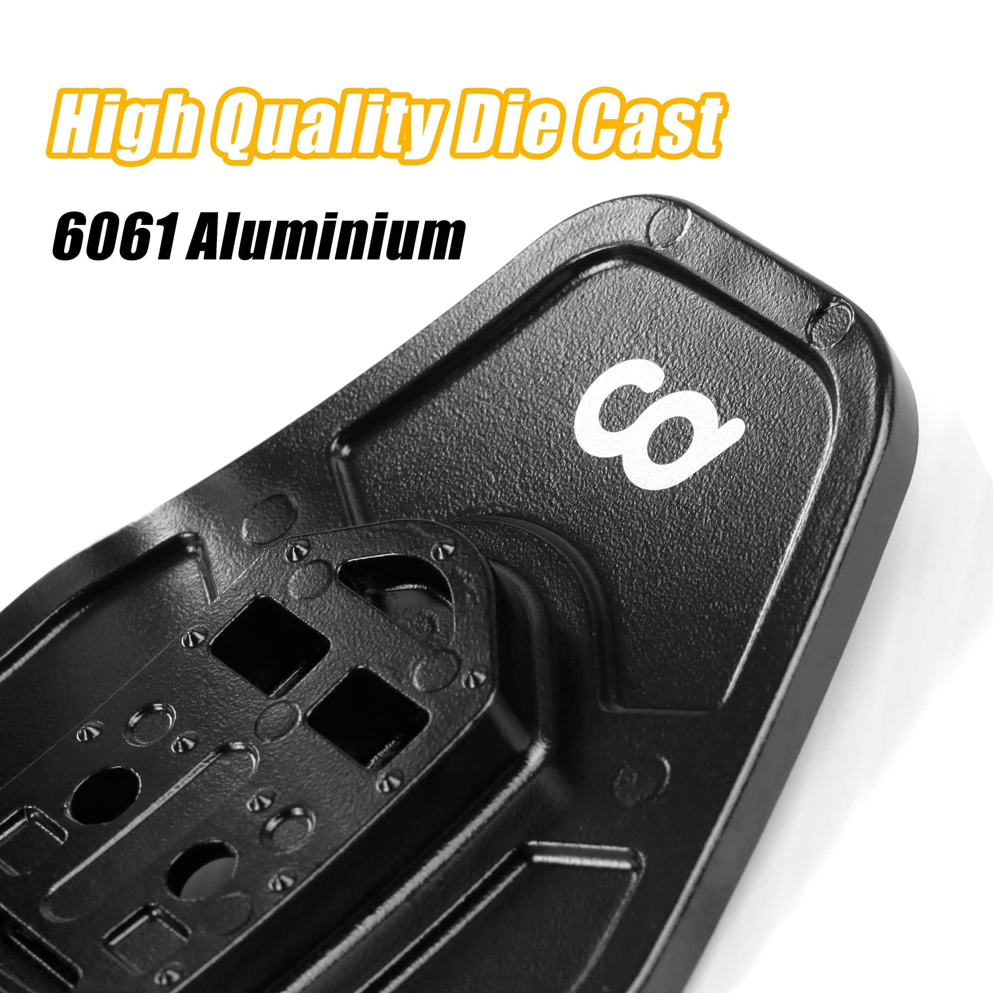 CyclingDeal Bicycle Shoes Cleats Adapters Bundle - for MTB Shoes to Use with Cleats of Road Bike Pedals - Converting Adapters and Look Delta Compatible Cleats Included - Compatible with Peloton Pedals - Image 6