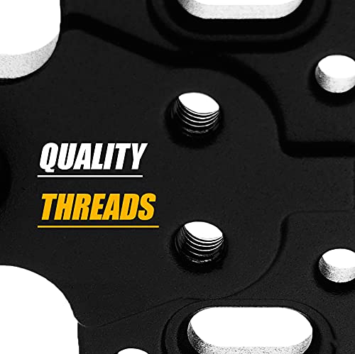 CyclingDeal Bicycle Shoes Cleats Converting Adapters - Using MTB Type SPD Cleats on Road or Indoor Bike Shoes with 3 Holes - Compatible with Shimano SPD Crankbrother - Image 4