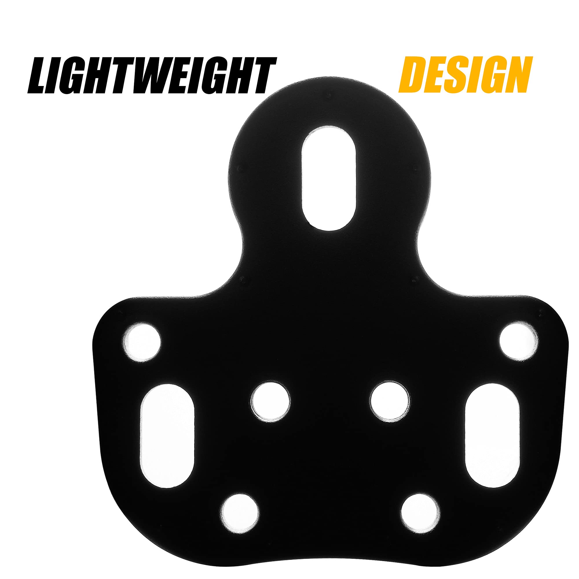 CyclingDeal Bicycle Shoes Cleats Converting Adapters - Using MTB Type SPD Cleats on Road or Indoor Bike Shoes with 3 Holes - Compatible with Shimano SPD Crankbrother - Image 5