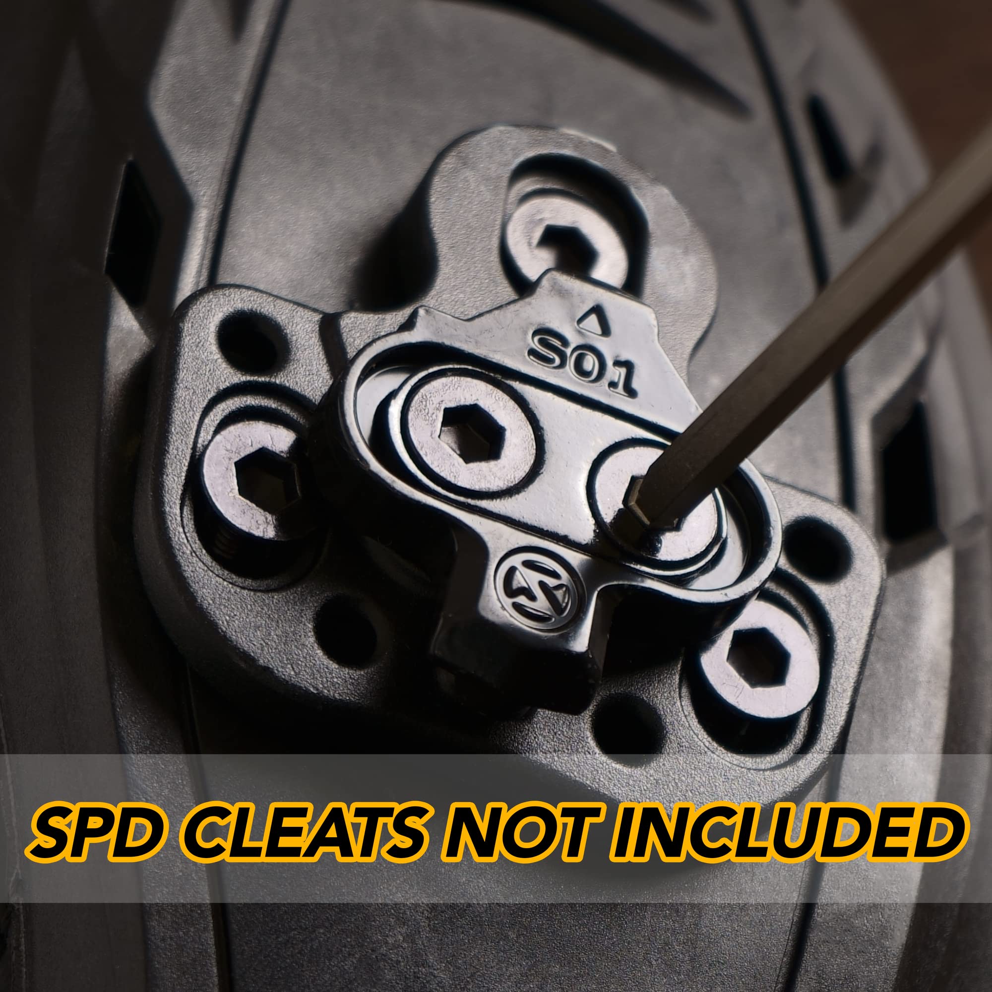 CyclingDeal Bicycle Shoes Cleats Converting Adapters - Using MTB Type SPD Cleats on Road or Indoor Bike Shoes with 3 Holes - Compatible with Shimano SPD Crankbrother - Image 8