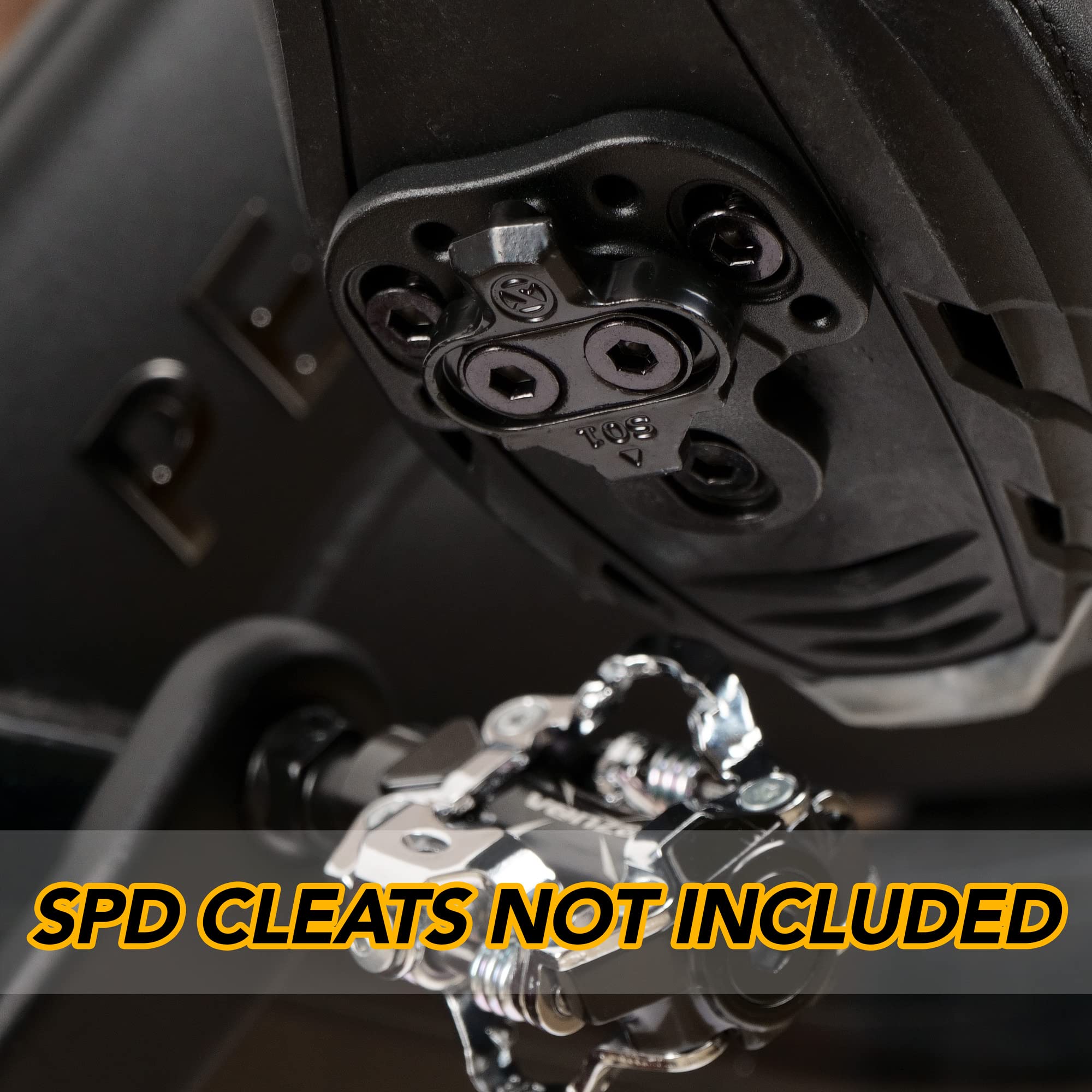 CyclingDeal Bicycle Shoes Cleats Converting Adapters - Using MTB Type SPD Cleats on Road or Indoor Bike Shoes with 3 Holes - Compatible with Shimano SPD Crankbrother - Image 9