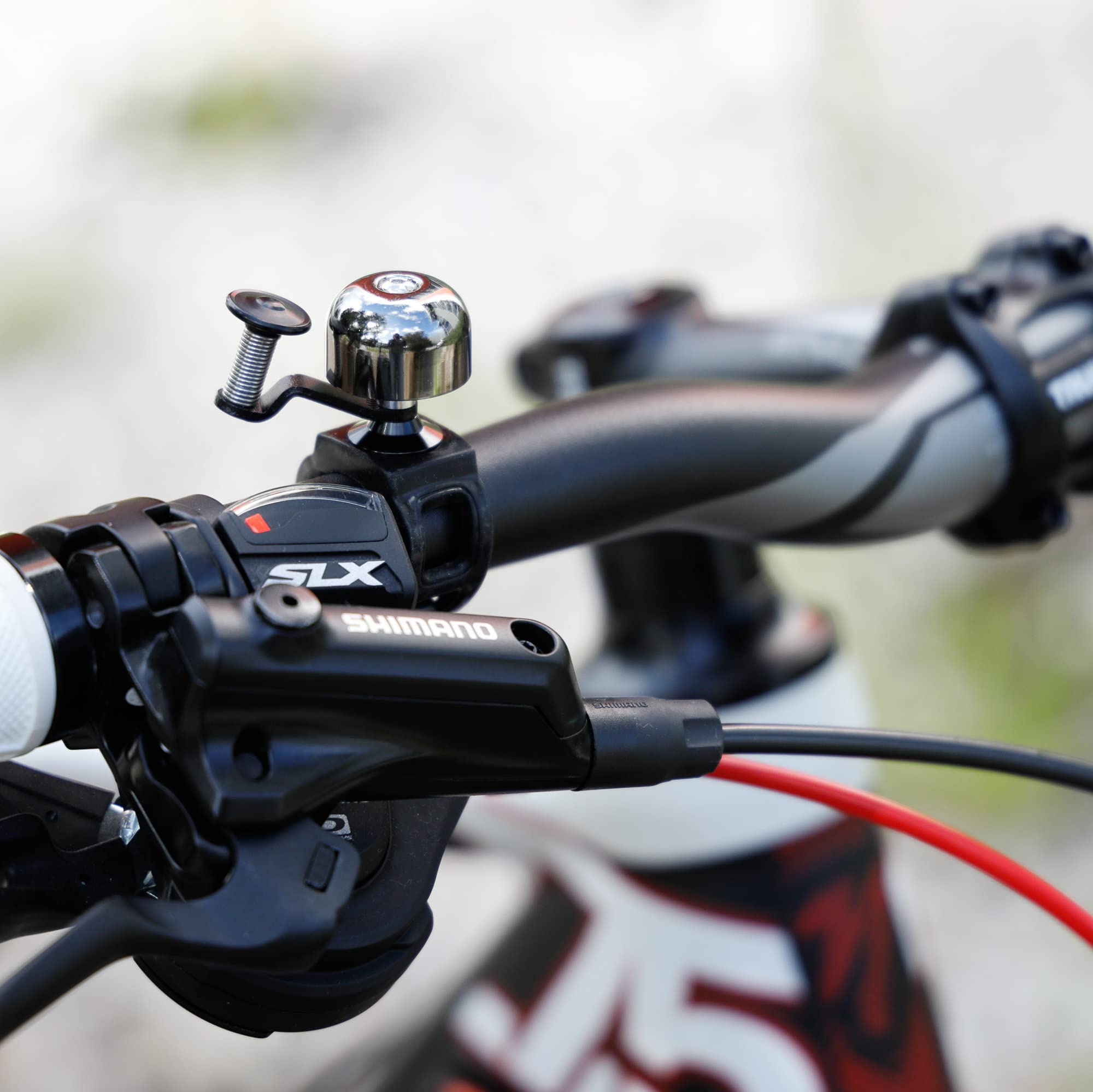 CyclingDeal Bike Bell Bicycle Horn - for MTB Road Cycling Hybrid E-Bikes Beach Cruisers Handlebars Size from 22mm to 32mm - Loud Clear Crisp Tone Sound Safety Brass Ring Bell with Adjustable Strap - Image 8