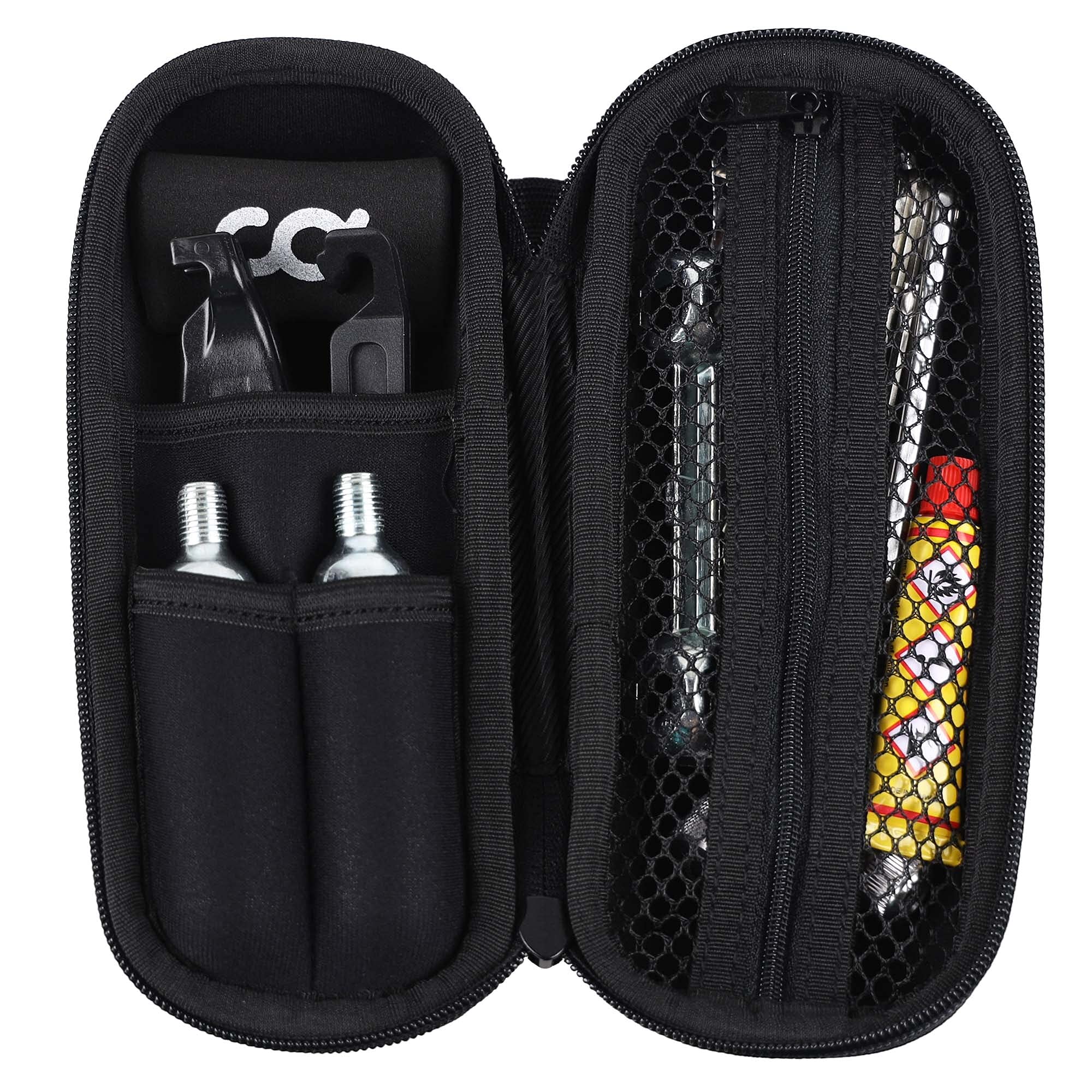 CyclingDeal Bike Bicycle Tyre Repair Maintenance Kit Including Tyre Lever, CO2 Inflator, Hand Tool, Tube Patch - Image 6