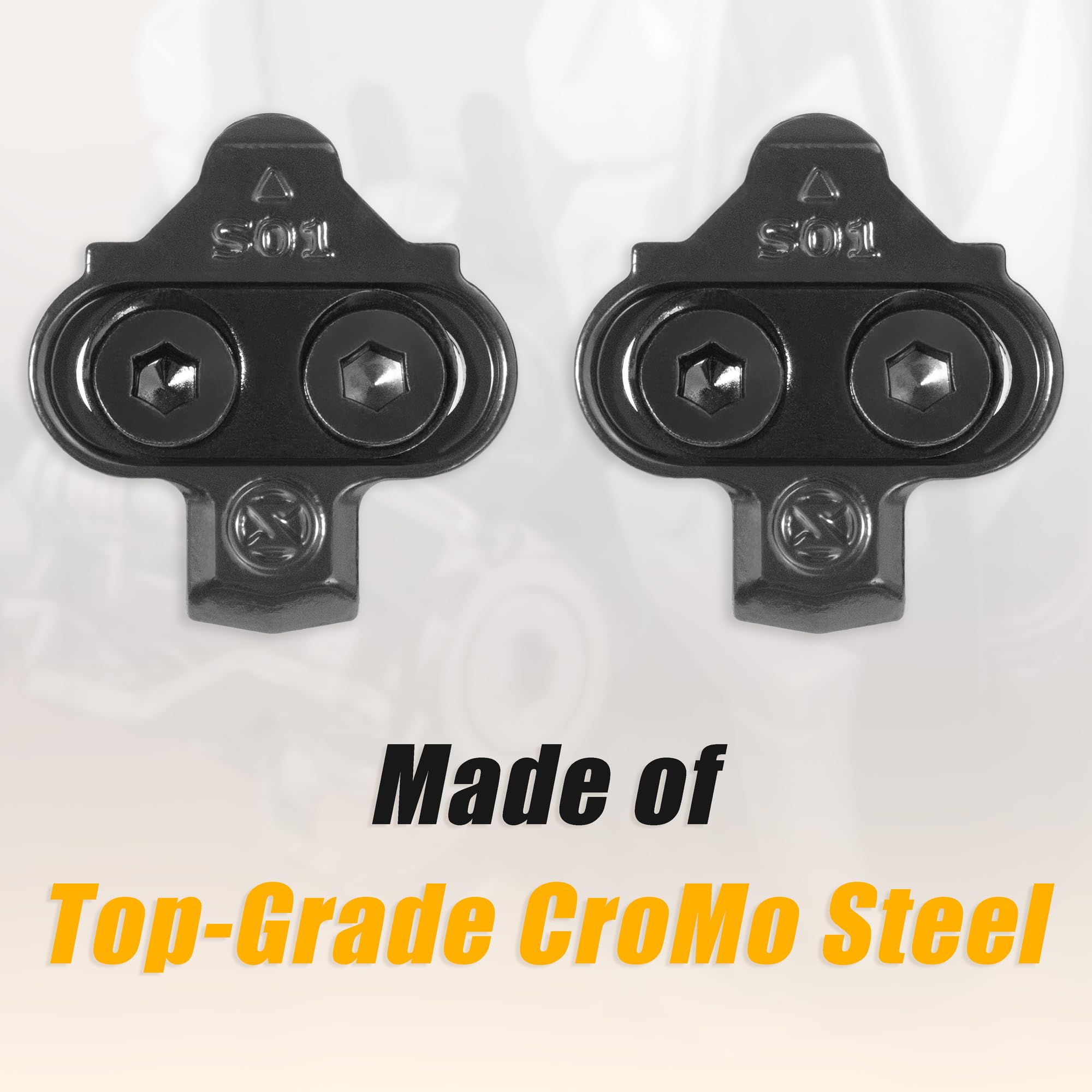 CyclingDeal Bike Cleats Compatible w/Shimano MTB SPD Pedals SM-SH51 & SM-SH56 | Single & Multi Release SPD Cleats for Cycling Shoes for Indoor Cycling Spinning & Plates for Mountain MTB Bicycle Shoes - Image 4