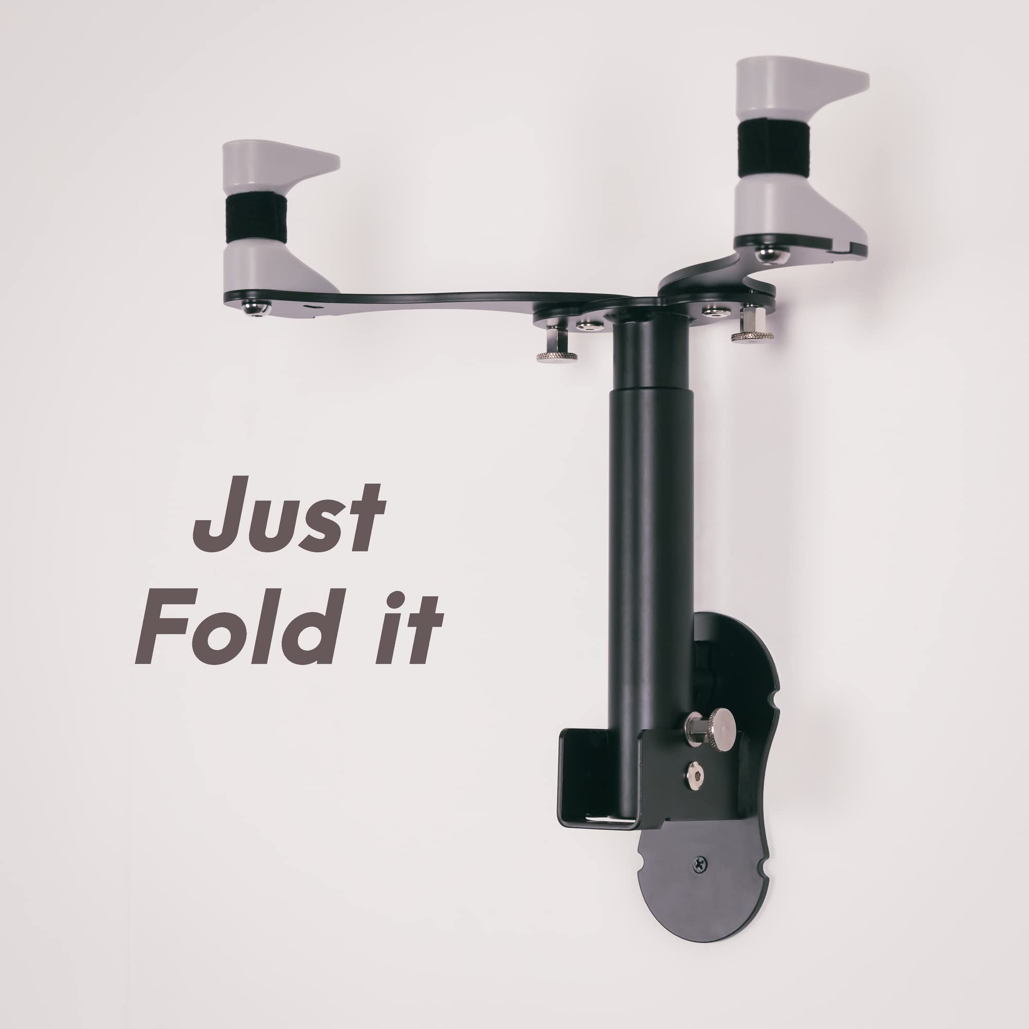 CyclingDeal Bike Wall Mount Rack - Adjustable, Extendable & Foldable - Indoor Storage Horizontal Cycling Hook Hanger Organiser - Safe & Secure for MTB, Road Bicycles in Garage or Home - Pack of 1 - Image 7