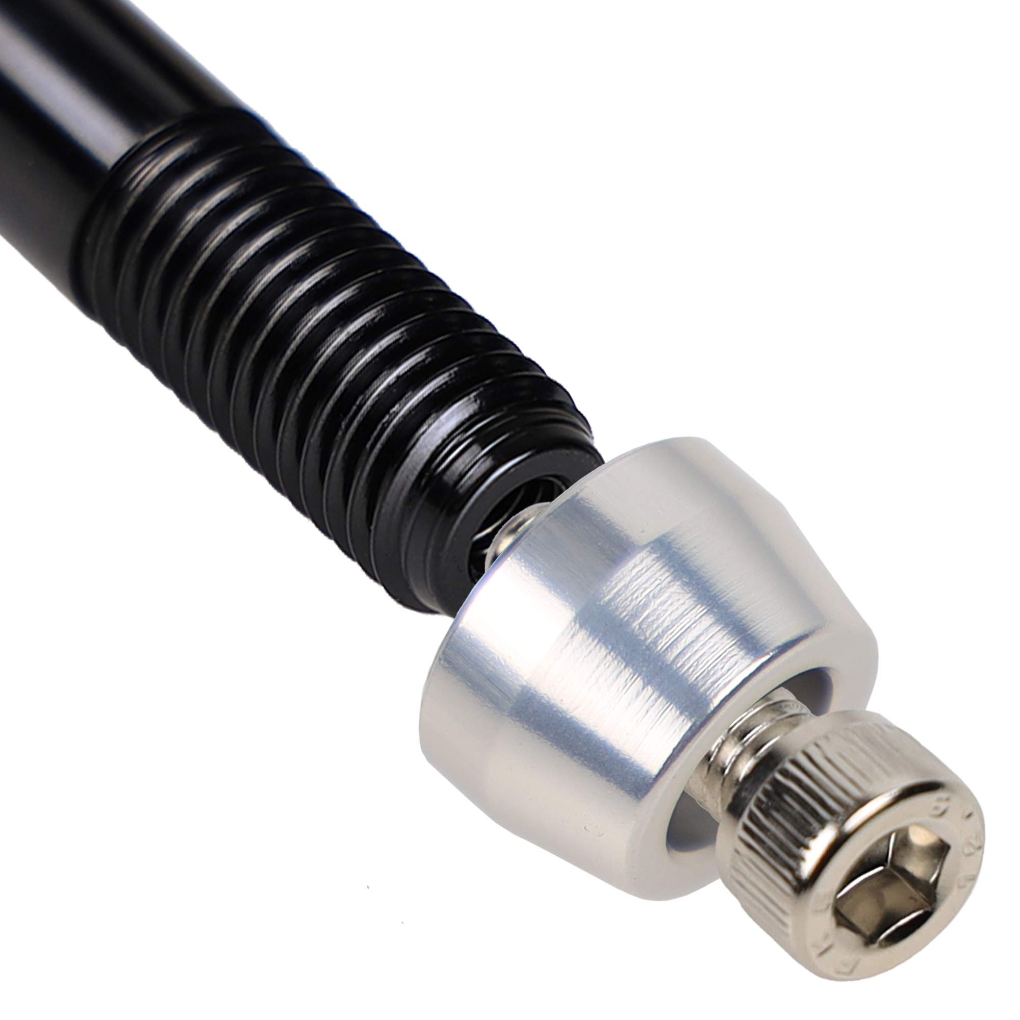 CyclingDeal Trainer Thru Axle - Bike Bicycle 12mm Rear Wheel Thru Skewer for Indoor- 160mm to 172mm - Thread Pitch: M12 x P1.75 - Spacers 2.5mm/6mm Included - Image 4