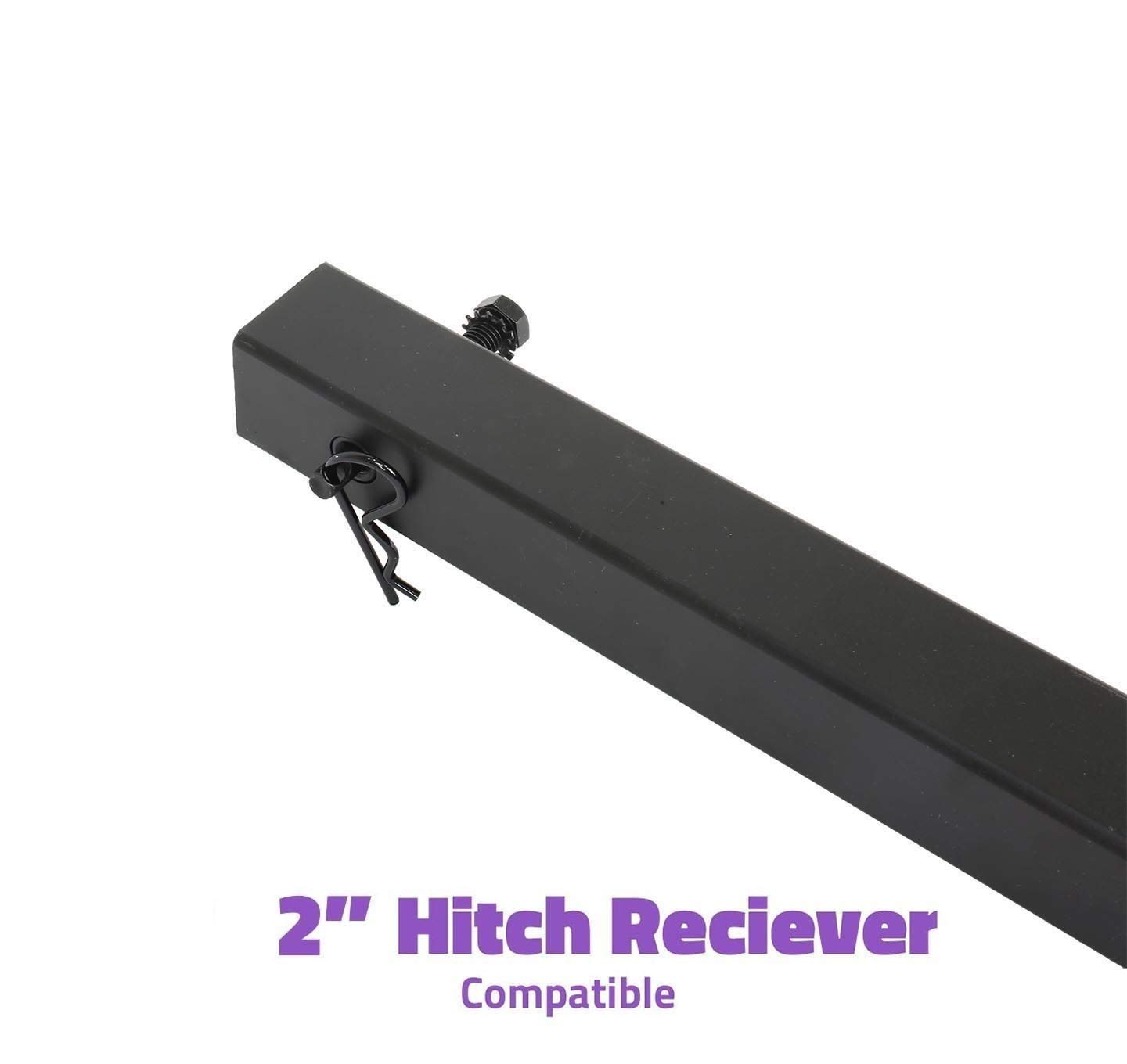 VENZO 2 Bike Bicycle Platform Style Carrier - Bike Rack for Car SUV Truck Tow Trailer Hitch Receiver Mount Size 2" - Sturdy & Rust Proof - Image 9