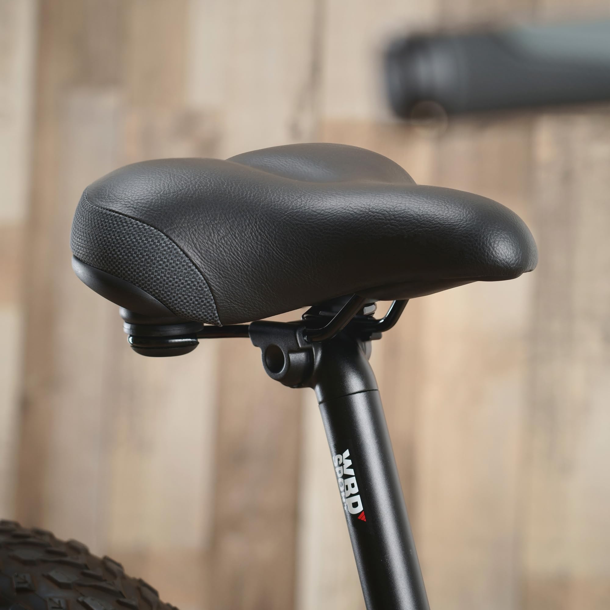 Venzo Bicycle Saddle Wide Seat - Size 10.2" x 8.6”- Compatible with Indoor Stationary Exercise Bikes Indoor, Beach Cruiser - Comfort for Men & Women - Big Large Cushioned Soft Comfortable Padded - Image 7