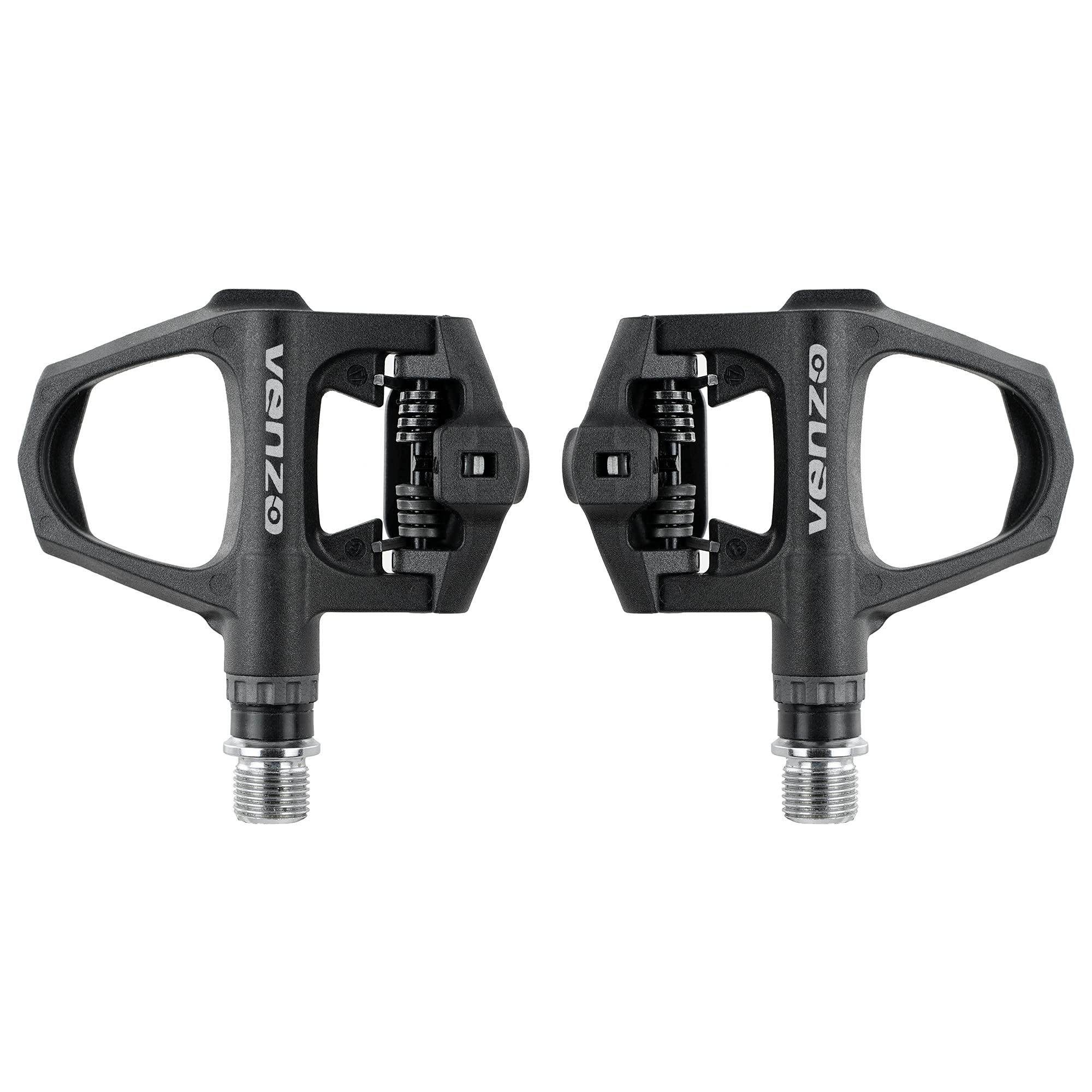 Venzo Compatible with Look ARC Delta Pedals - Sealed Bearings Cycling Road Bike Bicycle Clipless Tension Adjustable Pedals with 9 Degree Float Cleats - (NOT for Look KEO, SPD-SL & SPD) 9/16" - Image 4