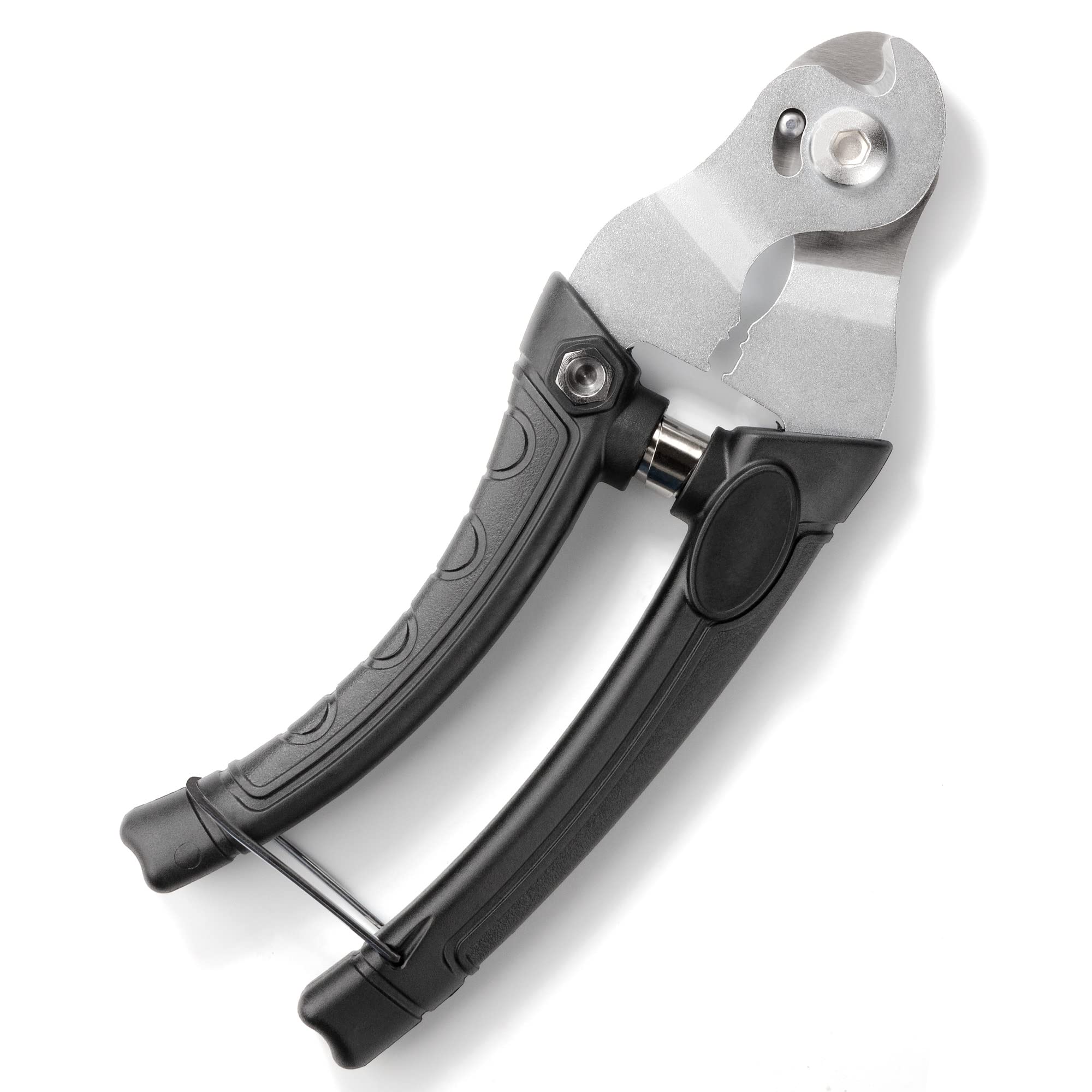 Venzo Heavy Duty - 2 in 1 - Stainless Steel Cable Wire and Housing - Cutter Scissors Crimper Repair Tool - Bike Bicycle Brake MTB Cable, Small Hard Wire